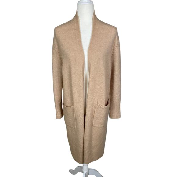 Banana Republic Wool Mohair Long Duster Open Cardigan Size SP Quiet Luxury - Picture 1 of 12